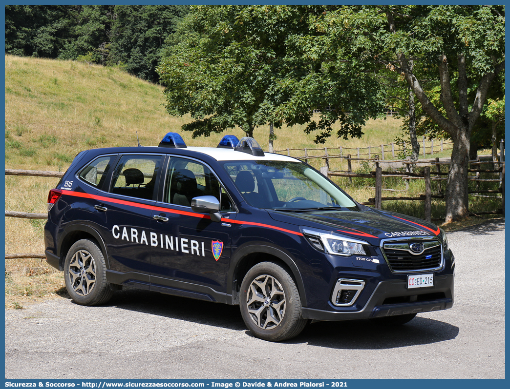 CC ED215
Arma dei Carabinieri
Comando Unità per la Tutela Forestale, 
Ambientale e Agroalimentare
Subaru Forester e-Boxer
Parole chiave: CC;C.C.;Arma;dei;Carabinieri;Comando;Unità;per;la;Tutela;Forestale;Ambientale;Agroalimentare;Subaru;Forester;e-Boxer