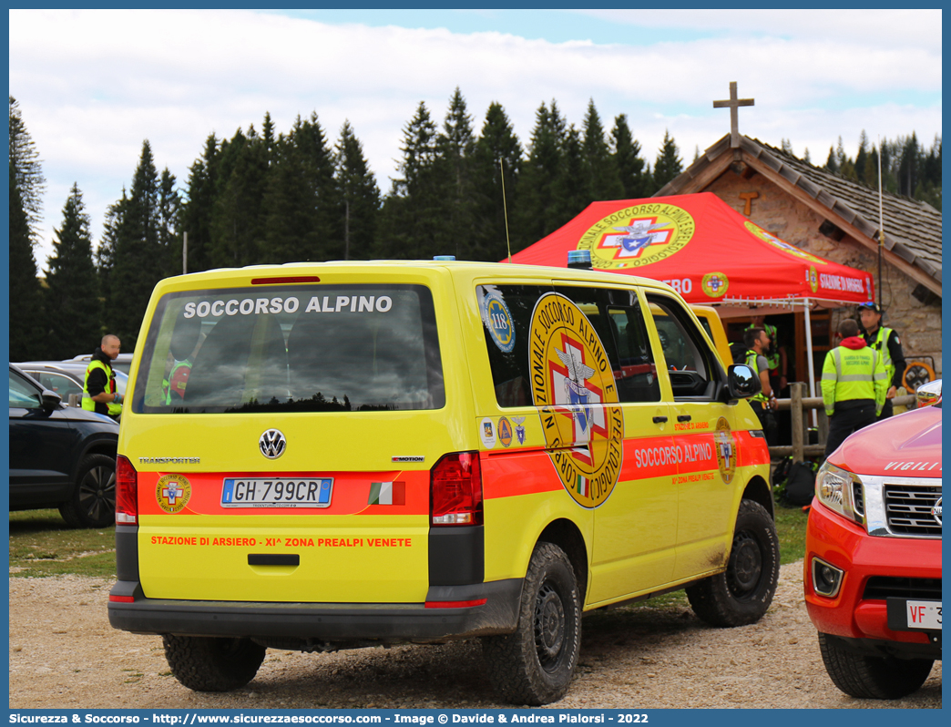 -
Corpo Nazionale
Soccorso Alpino e Speleologico
Delegazione Alpina
XI Prealpi Venete
Stazione Arsiero
Volkswagen Transporter T6.1
Parole chiave: CNSAS;C.N.S.A.S.;Corpo;Nazionale;Soccorso;Alpino;Speleologico;Veneto;SASV;S.A.S.V.;Volkswagen;T6.1