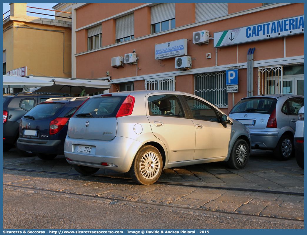 CP 1722
Corpo delle Capitanerie di Porto
Guardia Costiera 
Fiat Grande Punto
Parole chiave: CP;C.P.;GC;G.C.;Guardia;Costiera;Guardia Costiera;Capitaneria di Porto;Fiat;Grande;Punto