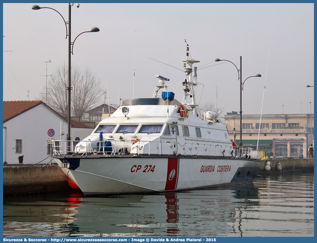 CP 274
Corpo delle Capitanerie di Porto
Guardia Costiera
Vedette Veloci Classe 265
Parole chiave: Guardia;Costiera;Capitaneria;Capitanerie;Porto;Vedetta;Vedette;Veloce;Veloci;Classe;265;CP;C.P.;G.C.;GC