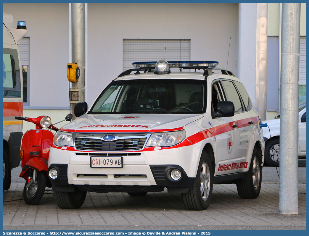 CRI 079AB
Croce Rossa Italiana
Fidenza
Subaru Forester V serie
Allestitore Orion S.r.l.
Parole chiave: CRI;C.R.I.;Croce Rossa Italiana;Automedica;Auto Medica;Automedicalizzata;Auto Medicalizzata;Subaru;Forester;Fidenza;079AB;Orion