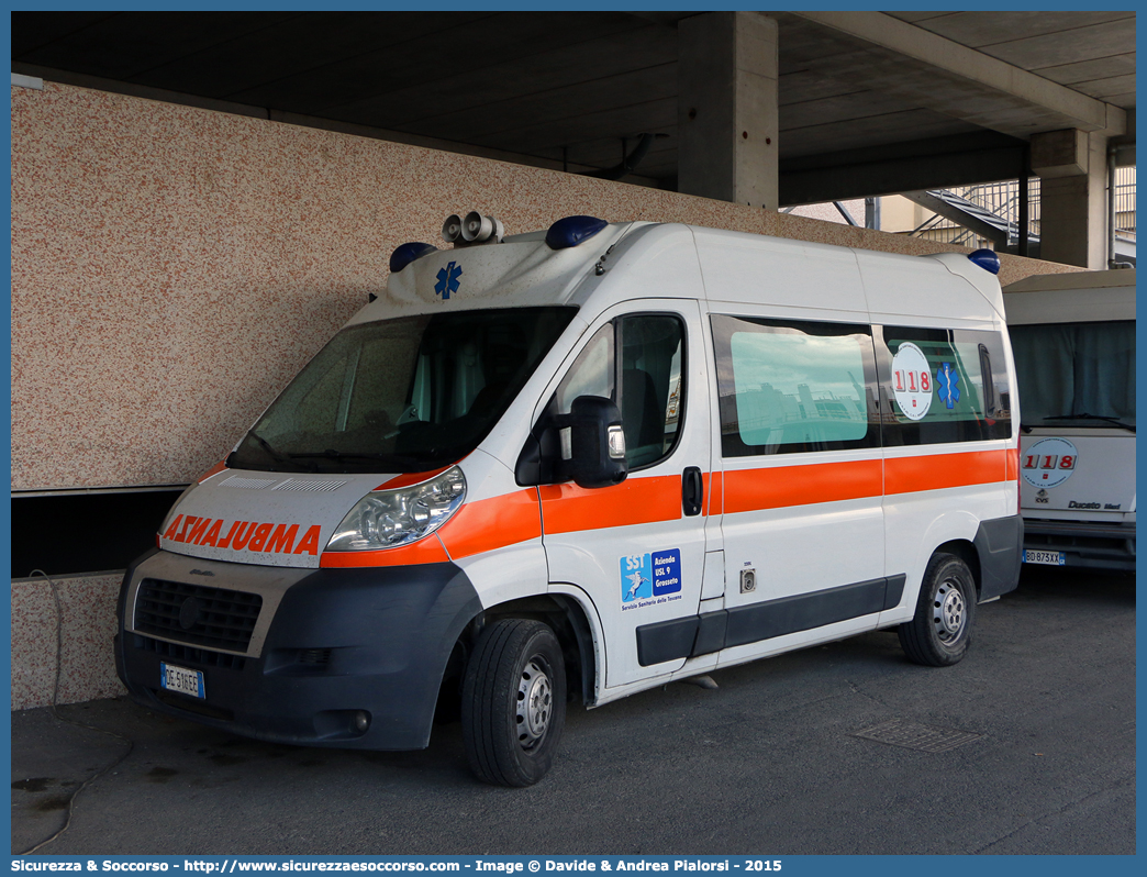 -
118 Grosseto Soccorso
Fiat Ducato III serie
Allestitore Bollanti S.r.l.
Parole chiave: 118;Grosseto;Soccorso;Ambulanza;Autoambulanza;Fiat;Ducato;X250;X 250;Bollanti