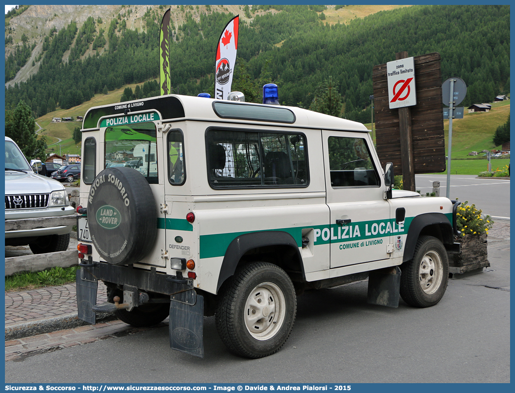 -
Polizia Municipale
Comune di Livigno
Land Rover Defender 90
Parole chiave: Polizia;Locale;Municipale;Livigno;Land;Rover;Defender;90