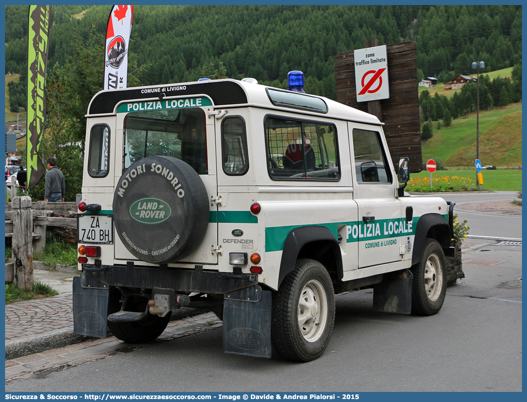 -
Polizia Municipale
Comune di Livigno
Land Rover Defender 90
Parole chiave: Polizia;Locale;Municipale;Livigno;Land;Rover;Defender;90