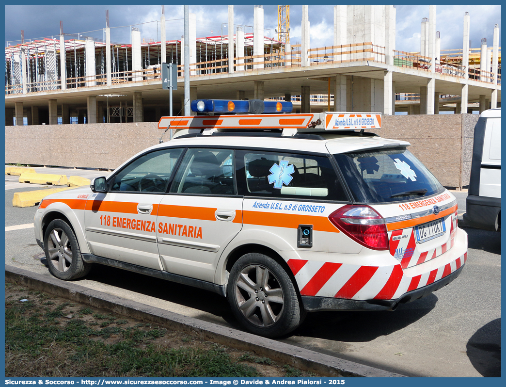 ALFA MIKE 02
118 Grosseto Soccorso
Subaru Outback III serie restyling
Allestitore MAF S.n.c.
Parole chiave: 118;Grosseto;Soccorso;Automedica;Automedicalizzata;Auto Medica;Auto Medicalizzata;Subaru;Outback;Maf;Mariani Alfredo e Figlio