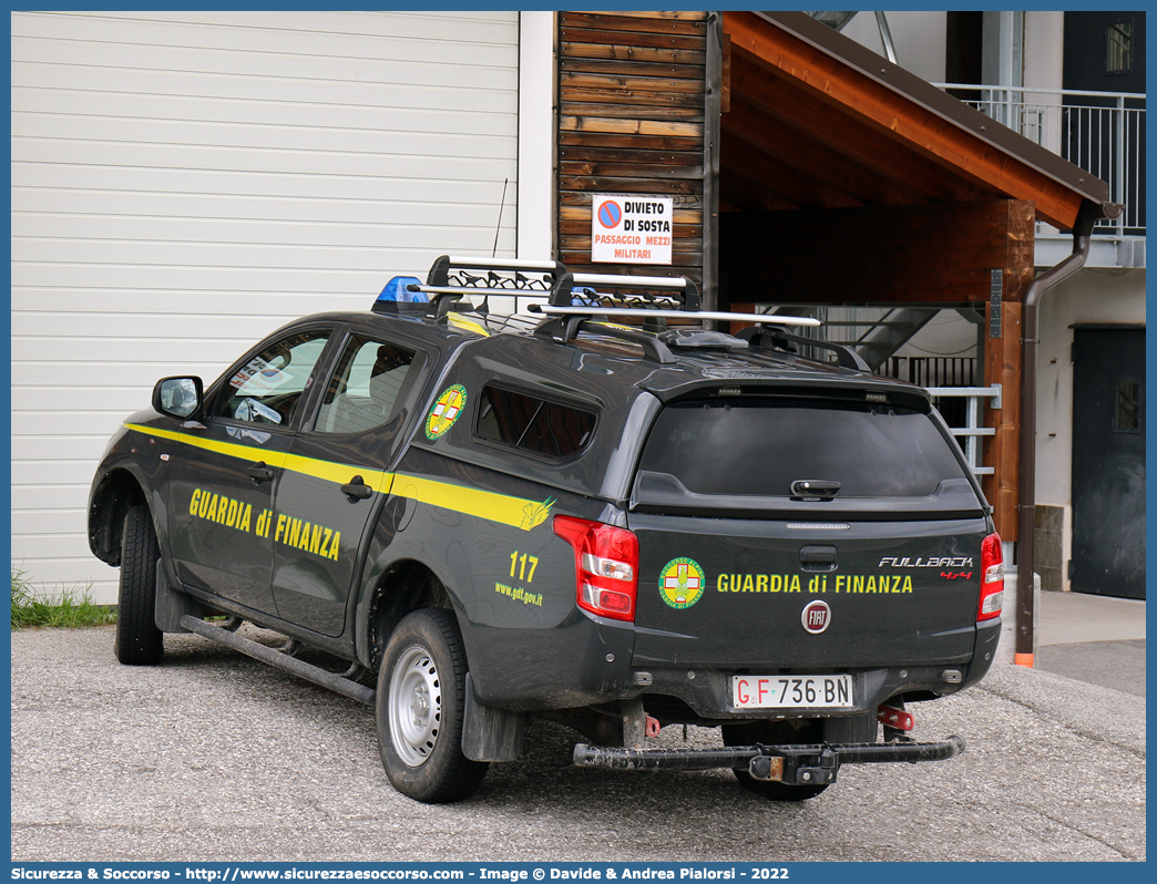 GdiF 736BN
Guardia di Finanza
S.A.G.F.
Fiat Fullback
Allestitore Nuova Carrozzeria Torinese S.r.l
Parole chiave: GdiF;G.D.F.;GDF;Guardia;di;Finanza;S.A.G.F.;SAGF;Soccorso;Alpino;Fiat;Fullback;NCT