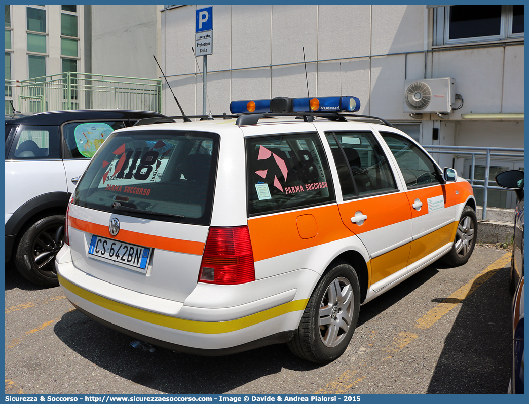 -
118 Parma Soccorso
Volkswagen Golf Variant II serie
Allestitore Bertazzoni S.r.l.
(variante)
Parole chiave: 118;Parma;Soccorso;Volkswagen;Golf;Variant;Bertazzoni