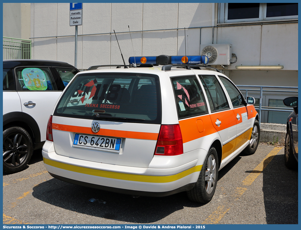 -
118 Parma Soccorso
Volkswagen Golf Variant II serie
Allestitore Bertazzoni S.r.l.
(variante)
Parole chiave: 118;Parma;Soccorso;Volkswagen;Golf;Variant;Bertazzoni