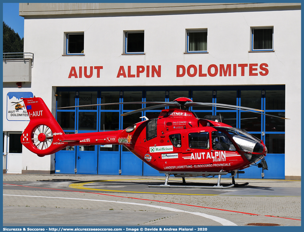 I-AIUT
Aiut Alpin Dolomites
Landesflugrettung - Elisoccorso Provinciale
EuroCopter EC135T2
Parole chiave: Aiut;Alpin;Dolomites;Landesflugrettung;Elisoccorso;Provinciale;EuroCopter;EC135;EC135T2