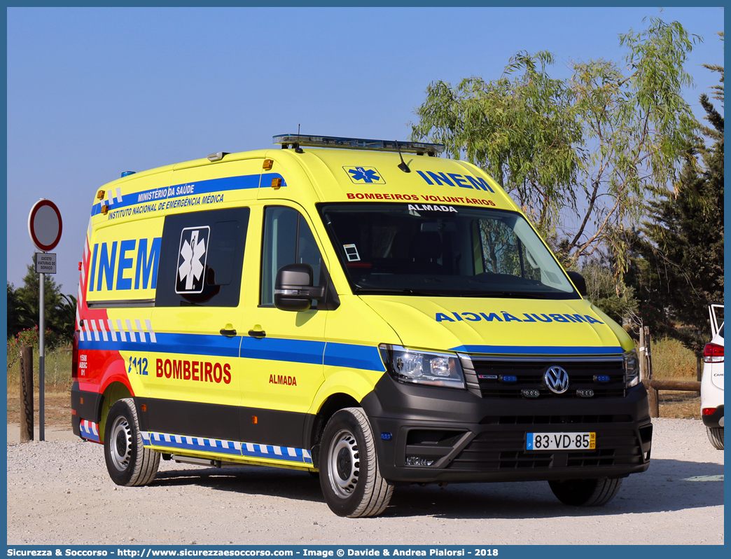 -
República Portuguesa
Bombeiros Voluntários de Almada
Volkswagen Crafter II generation
Parole chiave: República;Portuguesa;Bombeiros;Voluntários;Almada;INEM;I.N.E.M.;Instituto;Nacional;de;Emergencia;Medica;112;Volkswagen;Crafter