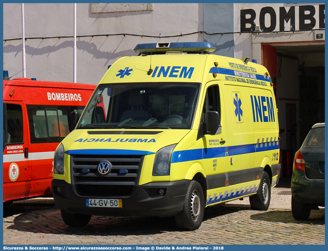 -
República Portuguesa
Bombeiros Voluntários de Faro - Cruz Lusa
Volkswagen Crafter I generation
Parole chiave: República;Portuguesa;Bombeiros;Voluntários;Faro;Cruz Lusa;INEM;I.N.E.M.;Instituto;Nacional;de;Emergencia;Medica;112;Volkswagen;Crafter