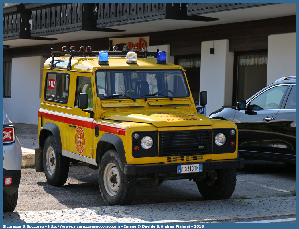 PC A18TN
Corpo Nazionale
Soccorso Alpino e Speleologico
Delegazione Alpina IV Trentino
Land Rover Defender 90
(II variante)
Parole chiave: CNSAS;C.N.S.A.S.;Corpo;Nazionale;Soccorso;Alpino;Speleologico;Trentino;SAT;S.A.T.;Land Rover;Defender;90