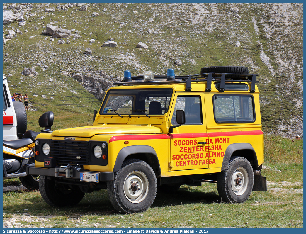 PC A17TN
Corpo Nazionale
Soccorso Alpino e Speleologico
Delegazione Alpina IV Trentino
Land Rover Defender 90
Parole chiave: CNSAS;C.N.S.A.S.;Corpo;Nazionale;Soccorso;Alpino;Speleologico;Trentino;SAT;S.A.T.;Land Rover;Defender;90