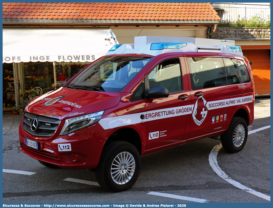 PC ZS10G
Bergrettungsdienst im Alpenverein Südtirol
Bergrettung Gröden - Soccorso Alpino Val Gardena
Mercedes-Benz Classe V 4x4 III serie
Allestitore Kofler Fahrzeugbau S.n.c.
Parole chiave: AVS;A.V.S.;CNSAS;C.N.S.A.S.;Soccorso;Alpino;Spelelogico;Bergrettungsdienst;Alpenverein;Südtirol;Gröden;Val;Gardena;Judacrëp;Gherdëina;Catores;Mercedes;Benz;Classe V;Kofler;Fahrzeugbau