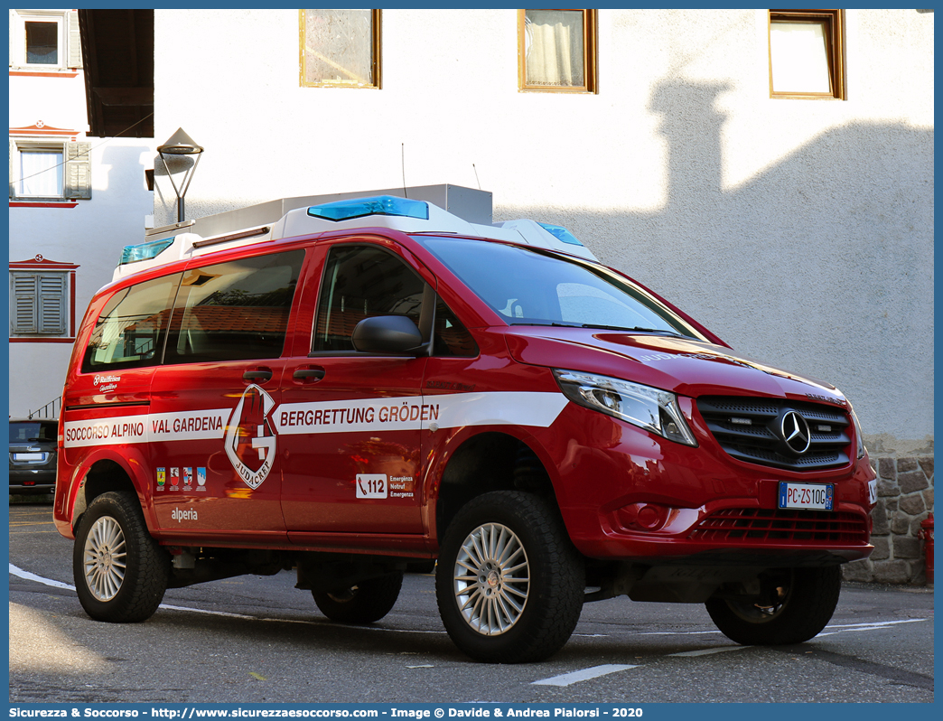 PC ZS10G
Bergrettungsdienst im Alpenverein Südtirol
Bergrettung Gröden - Soccorso Alpino Val Gardena
Mercedes-Benz Classe V 4x4 III serie
Allestitore Kofler Fahrzeugbau S.n.c.
Parole chiave: AVS;A.V.S.;CNSAS;C.N.S.A.S.;Soccorso;Alpino;Spelelogico;Bergrettungsdienst;Alpenverein;Südtirol;Gröden;Val;Gardena;Judacrëp;Gherdëina;Catores;Mercedes;Benz;Classe V;Kofler;Fahrzeugbau