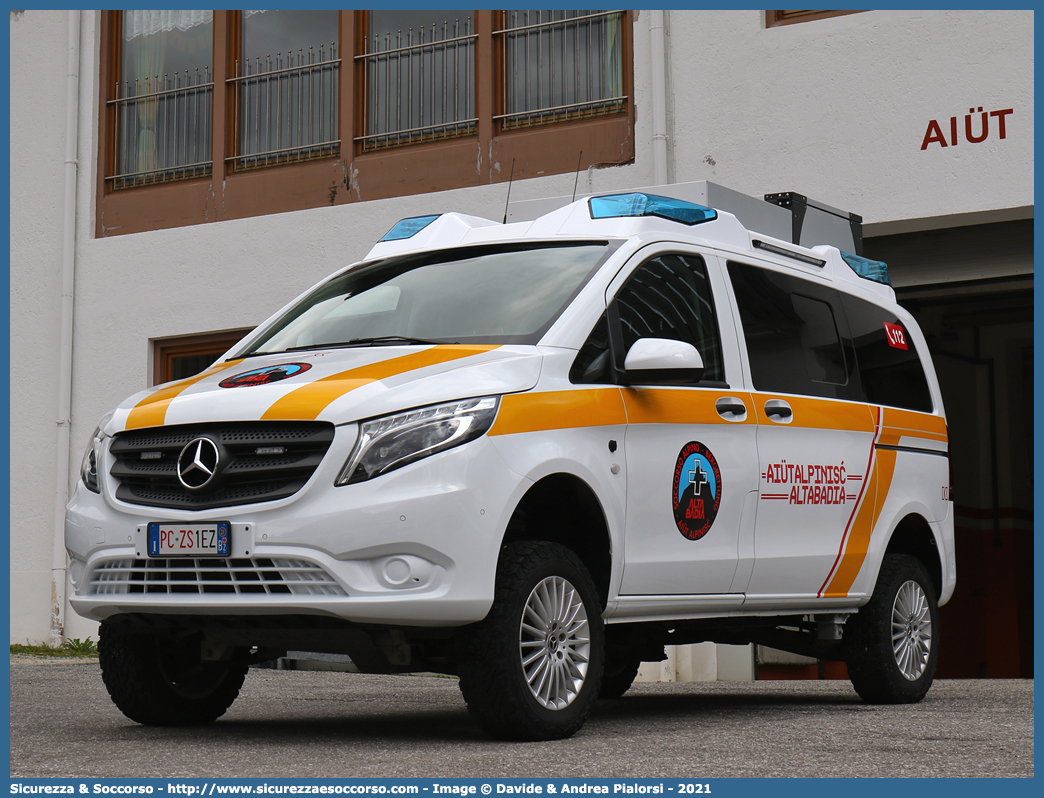 PC ZS1EZ
Corpo Nazionale
Soccorso Alpino e Speleologico
Delegazione Alpina III Alto Adige
Stazione Alta Badia
Mercedes-Benz Classe V 4x4 III serie
Allestitore Kofler Fahrzeugbau S.n.c.
Parole chiave: CNSAS;C.N.S.A.S.;Corpo;Nazionale;Soccorso;Alpino;Speleologico;Alto Adige;Alta;Badia;Mercedes;Benz;Classe V;Kofler