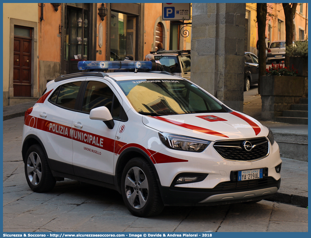 Polizia Locale YA219AL
Polizia Municipale
Unione Mugello
Opel Mokka X
Allestitore Ciabilli S.r.l.
Parole chiave: Polizia;Locale;Municipale;Unione;Mugello;Barberino di Mugello;Borgo San Lorenzo;Dicomano;Marradi;Palazzuolo sul Senio;Scarperia;San Piero;Vicchio;Opel;Mokka;X;Ciabilli