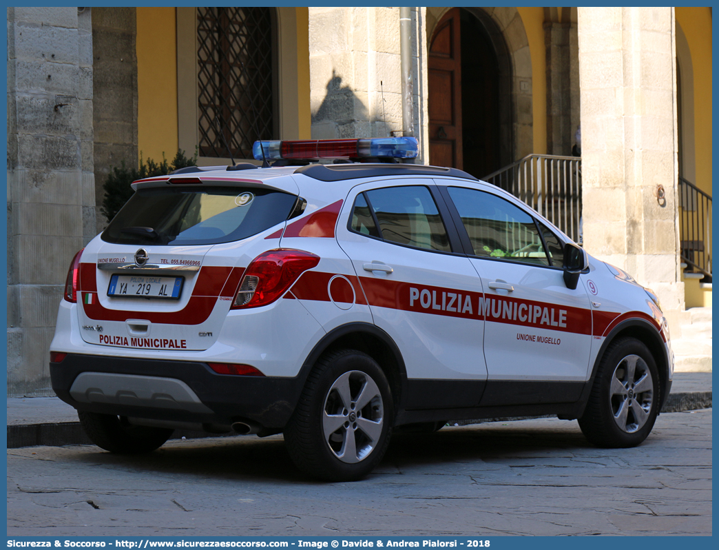 Polizia Locale YA219AL
Polizia Municipale
Unione Mugello
Opel Mokka X
Allestitore Ciabilli S.r.l.
Parole chiave: Polizia;Locale;Municipale;Unione;Mugello;Barberino di Mugello;Borgo San Lorenzo;Dicomano;Marradi;Palazzuolo sul Senio;Scarperia;San Piero;Vicchio;Opel;Mokka;X;Ciabilli