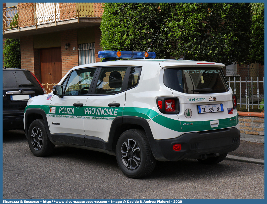 Polizia Locale YA395AP
Polizia Provinciale
Provincia di Ravenna
Jeep Renegade I serie restyling
Allestitore Focaccia Group S.r.l.
Parole chiave: Polizia;Locale;Provinciale;Ravenna;Jeep;Renegade;Focaccia;YA395AP;YA 395 AP