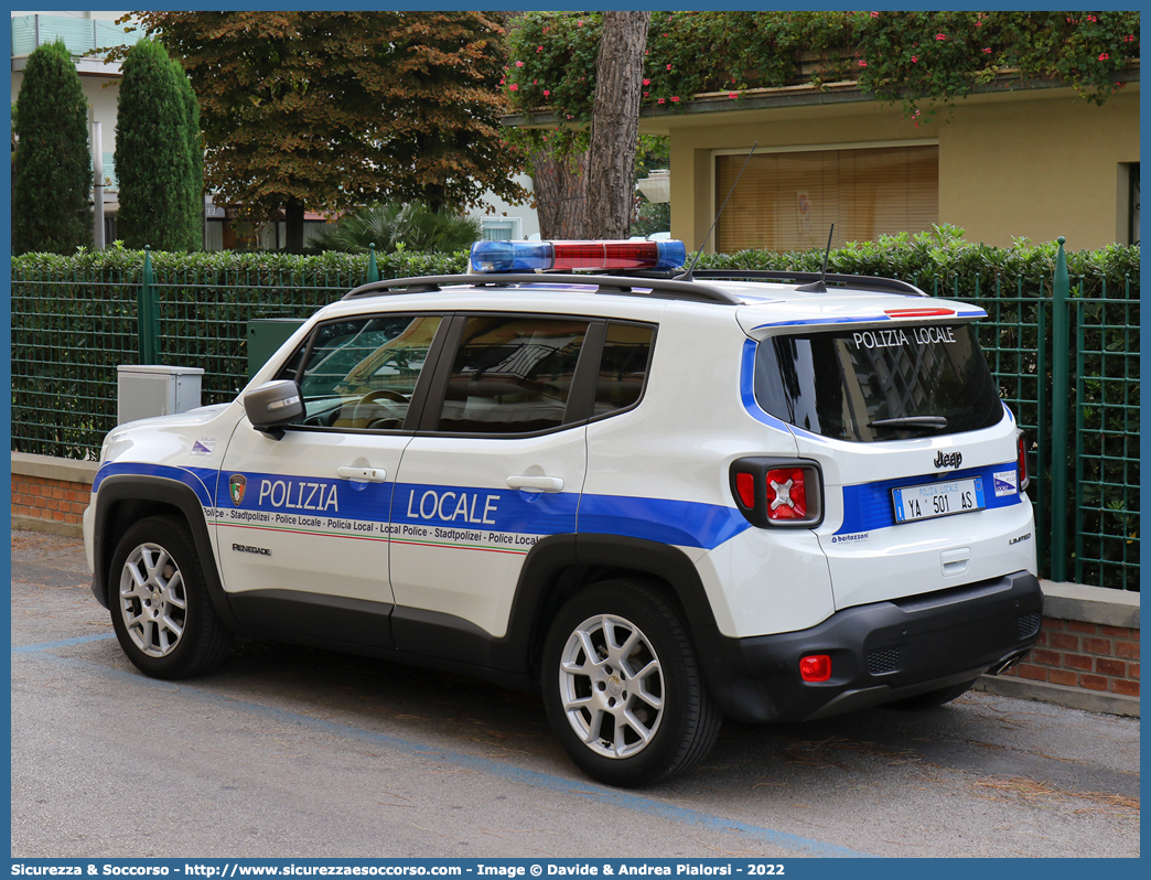 Polizia Locale YA501AS
Polizia Locale
Comune di Bergeggi
Jeep Renegade I serie restyling
Allestitore Bertazzoni S.r.l.
Parole chiave: Polizia;Locale;Municipale;BergeggiJeep;Renegade;Bertazzoni