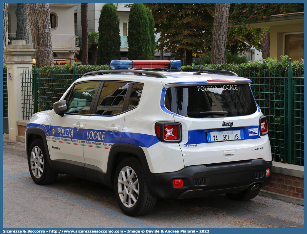 Polizia Locale YA501AS
Polizia Locale
Comune di Bergeggi
Jeep Renegade I serie restyling
Allestitore Bertazzoni S.r.l.
Parole chiave: Polizia;Locale;Municipale;BergeggiJeep;Renegade;Bertazzoni