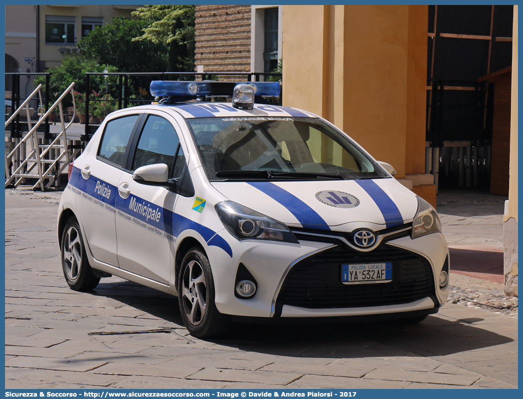 Polizia Locale YA532AF
Polizia Municipale
Comune di Cervia
Toyota Yaris Hybrid III serie restyling
Allestitore Focaccia Group S.r.l.
Parole chiave: Polizia;Locale;Municipale;Cervia;Toyota;Yaris;Hybrid;Focaccia