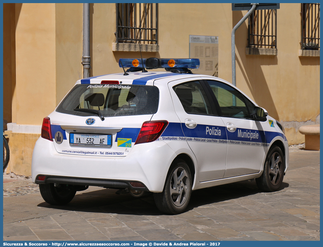 Polizia Locale YA532AF
Polizia Municipale
Comune di Cervia
Toyota Yaris Hybrid III serie restyling
Allestitore Focaccia Group S.r.l.
Parole chiave: Polizia;Locale;Municipale;Cervia;Toyota;Yaris;Hybrid;Focaccia