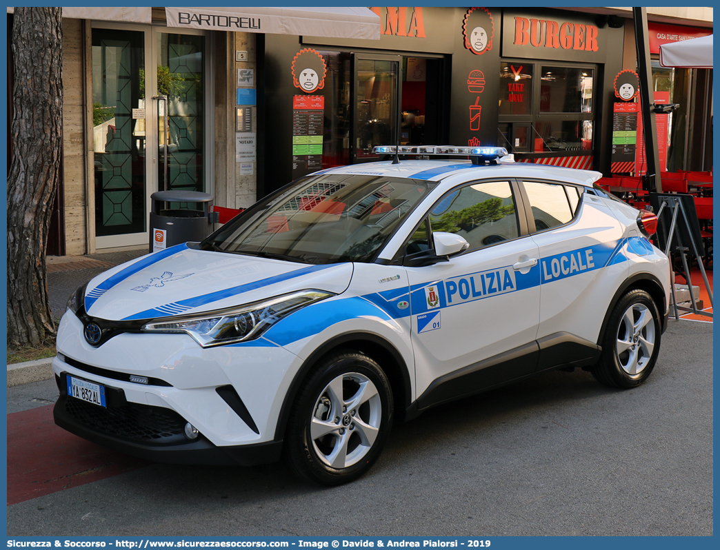 Polizia Locale YA832AL
Polizia Locale
Comune di Grado
Toyota C-HR I serie
Allestitore Futura Veicoli Speciali
Parole chiave: Polizia;Locale;Comunale;Municipale;Grado;Toyota;C-HR;Futura