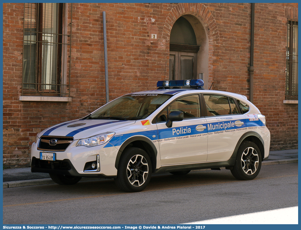 Polizia Locale YA854AM
Polizia Municipale
Comune di Ravenna
Subaru XV I serie restyling
Allestitore Bertazzoni S.r.l.
Parole chiave: Polizia;Locale;Municipale;Ravenna;Subaru;XV;Bertazzoni