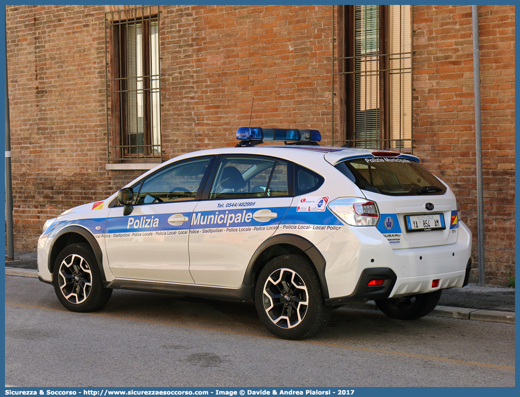 Polizia Locale YA854AM
Polizia Municipale
Comune di Ravenna
Subaru XV I serie restyling
Allestitore Bertazzoni S.r.l.
Parole chiave: Polizia;Locale;Municipale;Ravenna;Subaru;XV;Bertazzoni