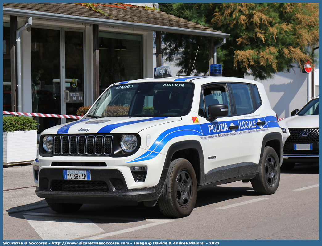 Polizia Locale YA384AP
Polizia Municipale
Comune di Ravenna
Jeep Renegade I serie restyling
Allestitore Autocarrozzeria Moderna S.r.l.
Parole chiave: Polizia;Locale;Municipale;Ravenna;Jeep;Renegade;Moderna