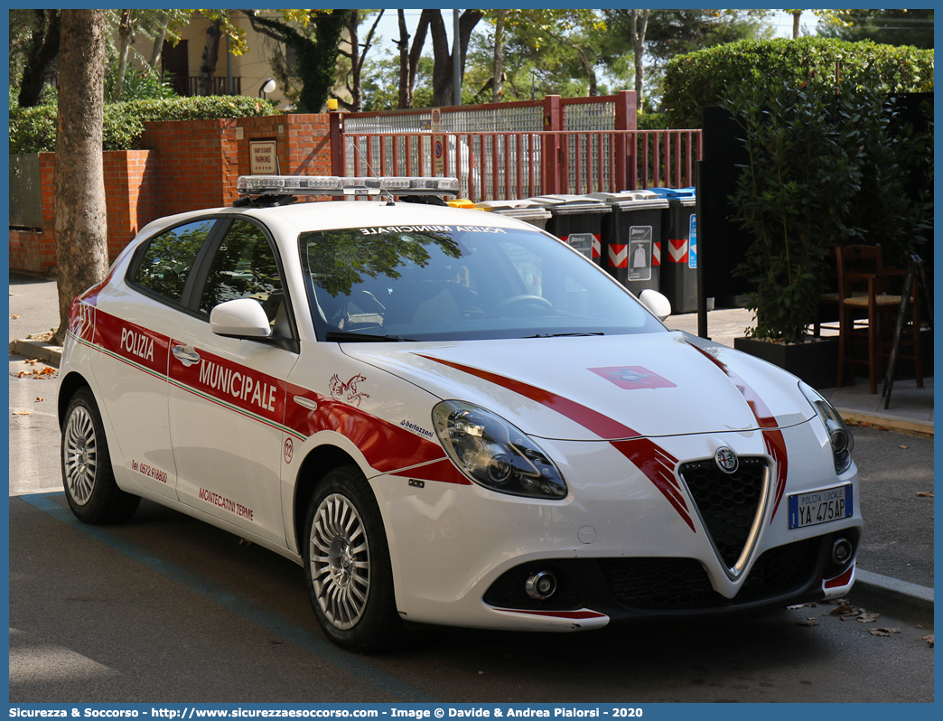 Polizia Locale YA475AP
Polizia Municipale
Comune di Montecatini Terme
Alfa Romeo Nuova Giulietta
I serie II restyling
Allestitore Bertazzoni S.r.l.
Parole chiave: PL;P.L.;PM;P.M.;Polizia;Locale;Municipale;Montecatini;Terme;Alfa;Romeo;Nuova;Giulietta;Bertazzoni