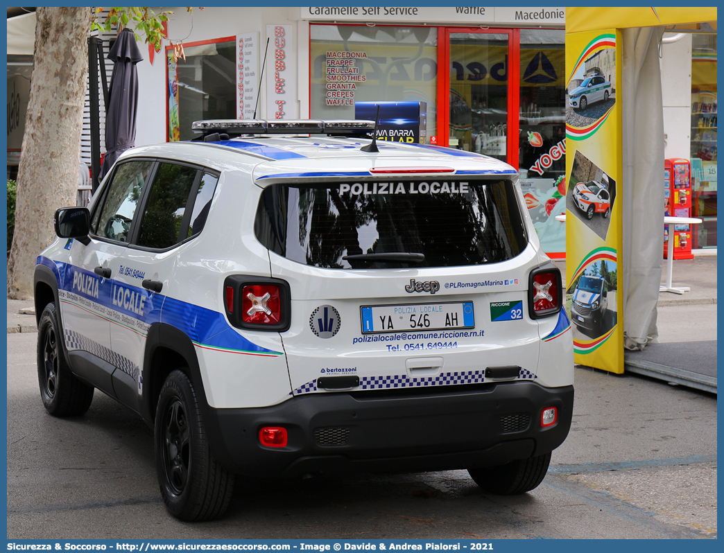 Polizia Locale YA546AH
Polizia Locale
Comune di Riccione
Jeep Renegade I serie restyling
Allestitore Bertazzoni S.r.l.
Parole chiave: Polizia;Locale;Municipale;Riccione;Jeep;Renegade;Bertazzoni