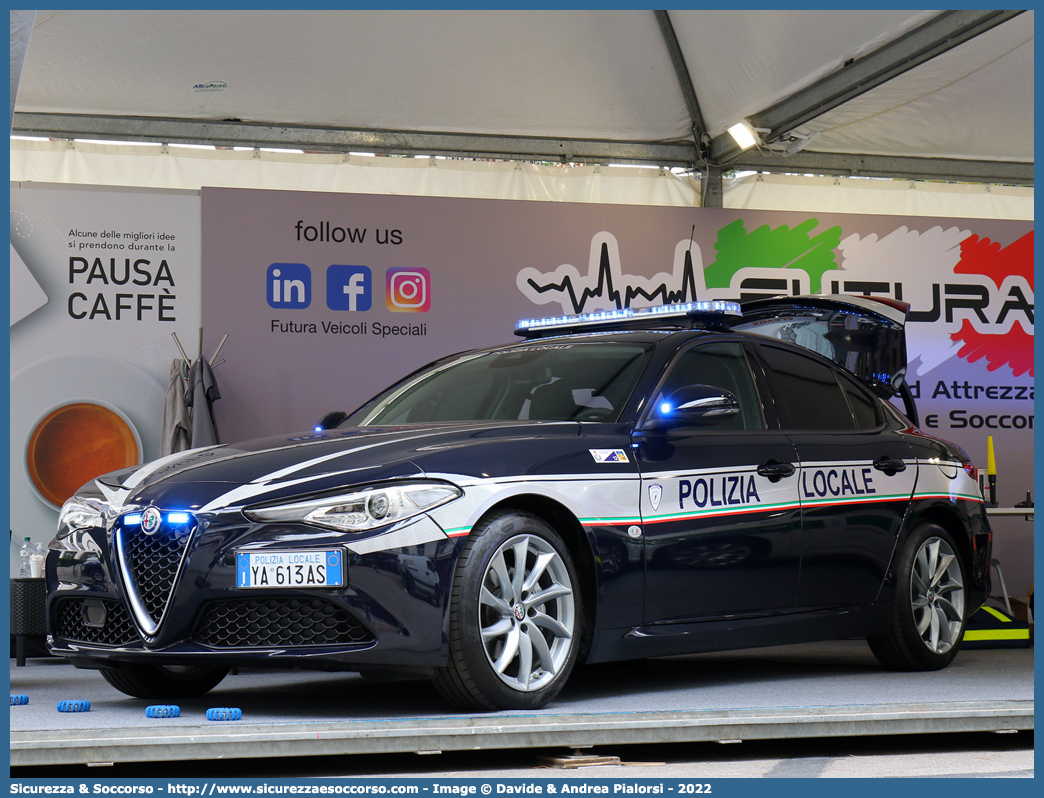 Polizia Locale YA613AS
Polizia Locale
Comune di Chioggia
Alfa Romeo Nuova Giulia
Allestitore Futura Veicoli Speciali
Parole chiave: PL;P.L.;PM;P.M.;Polizia;Locale;Municipale;Chioggia;Alfa;Romeo;Giulia;Futura Veicoli Speciali