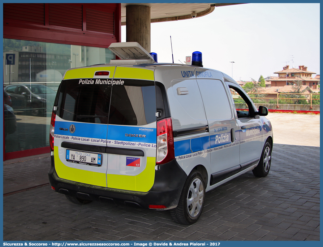 Polizia Locale YA890AM
Polizia Municipale
Comune di Sassuolo
Dacia Dokker
Allestitore Bertazzoni S.r.l.
Parole chiave: Polizia;Locale;Municipale;Sassuolo;Dacia;Duster;Bertazzoni