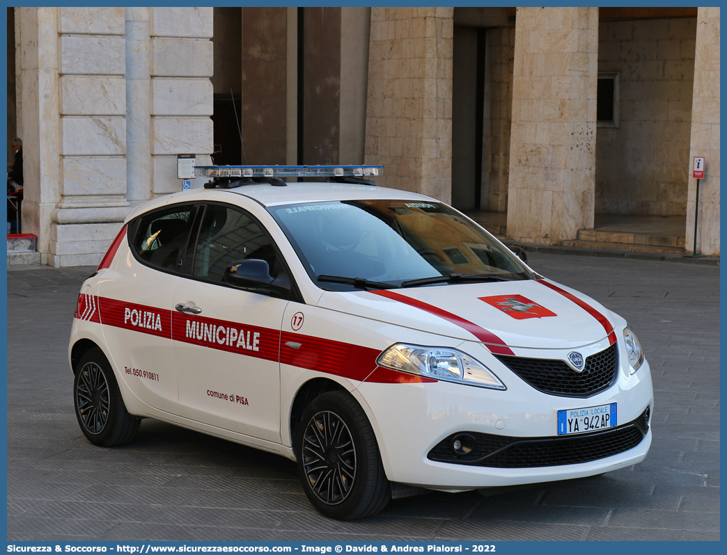 Polizia Locale YA942AP
Polizia Municipale
Comune di Pisa
Lancia Ypsilon Hybrid III serie restyling
Allestitore Focaccia Group S.r.l.
Parole chiave: PL;P.L.;PM;P.M.;Polizia;Locale;Municipale;Pisa;Lancia;Ypsilon;Hybrid;Focaccia;YA942AP;YA 942 AP