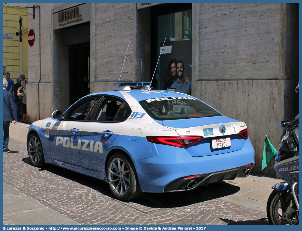 Polizia M2701
Polizia di Stato
Polizia Stradale
Alfa Romeo Nuova Giulia Veloce
Parole chiave: Polizia di Stato;Polizia;PS;Polizia Stradale;Alfa;Romeo;Nuova;Giulia;Veloce