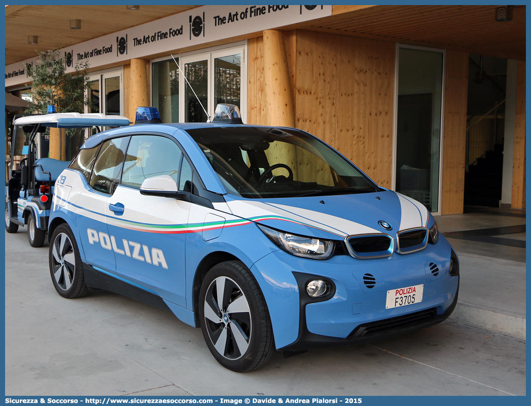 Polizia F3705
Polizia di Stato
BMW i3
Allestitore Focaccia Group S.r.l.
Parole chiave: PS;P.S.;Polizia;di;Stato;Bmw;i3;i;3;Focaccia