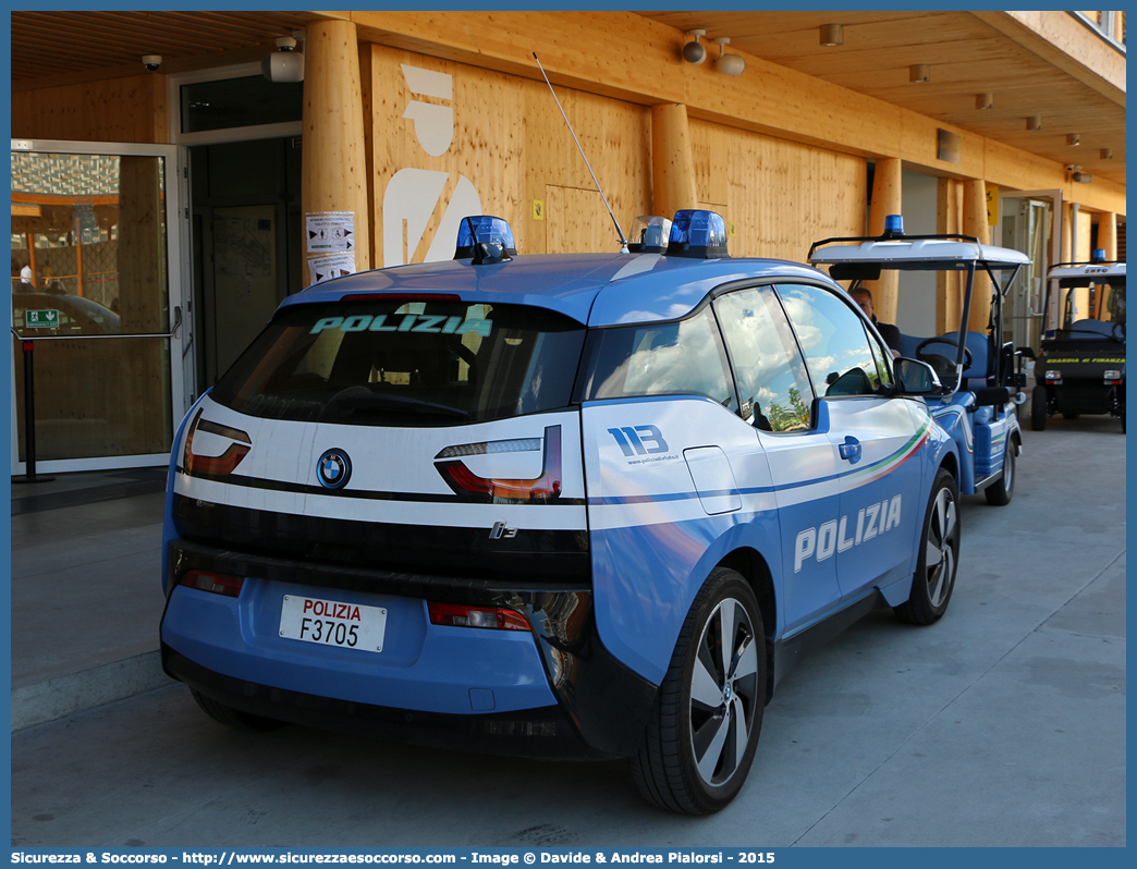 Polizia F3705
Polizia di Stato
BMW i3
Allestitore Focaccia Group S.r.l.
Parole chiave: PS;P.S.;Polizia;di;Stato;Bmw;i3;i;3;Focaccia