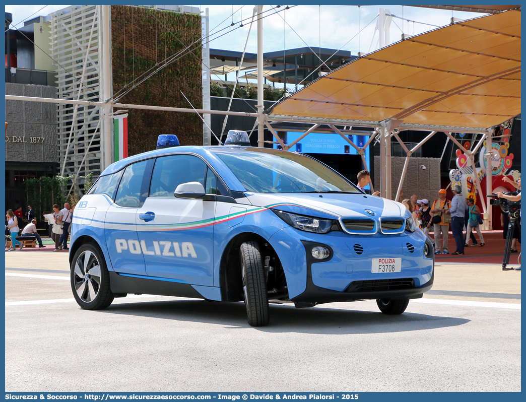 Polizia F3708
Polizia di Stato
BMW i3
Allestitore Focaccia Group S.r.l.
Parole chiave: PS;P.S.;Polizia;di;Stato;Bmw;i3;i;3;Focaccia