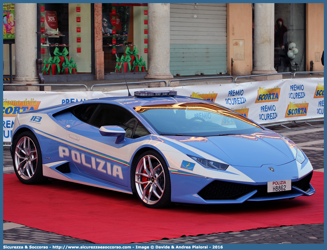 Polizia H8862
Polizia di Stato
Polizia Stradale
Lamborghini Huracán LP 610-4
Parole chiave: PS;P.S.;Polizia;di;Stato;Stradale;Lamborghini;Huracán;LP 610-4