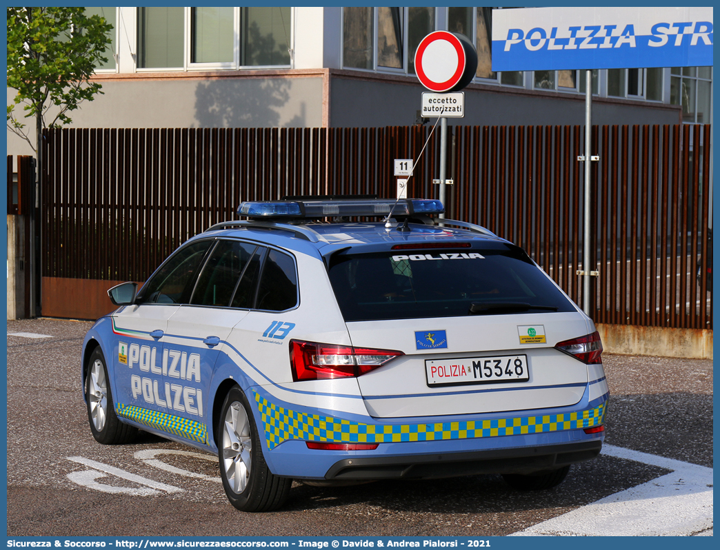 Polizia M5348
Polizia di Stato
Polizia Stradale
Autostrada del Brennero S.p.A.
Skoda Superb Wagon 4x4 III serie
Allestitore Nuova Carrozzeria Torinese S.r.l.
Parole chiave: PS;P.S.;Polizia;di;Stato;Stradale;Autostrada del Brennero S.p.A.;Brenneroautobahn A.G.;Skoda;Superb;Wagon;nct;Nuova;Carrozzeria;Torinese