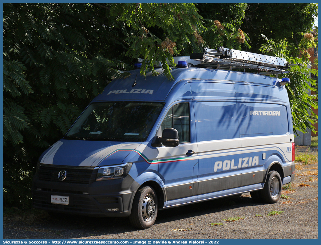 Polizia M6635
Polizia di Stato
Artificieri Antisabotaggio
Volkswagen Crafter II serie
Allestitore Tekne S.r.l.
Parole chiave: PS;P.S.;Polizia;di;Stato;Artificieri;Antisabotaggio;Volkswagen;Crafter;Tekne