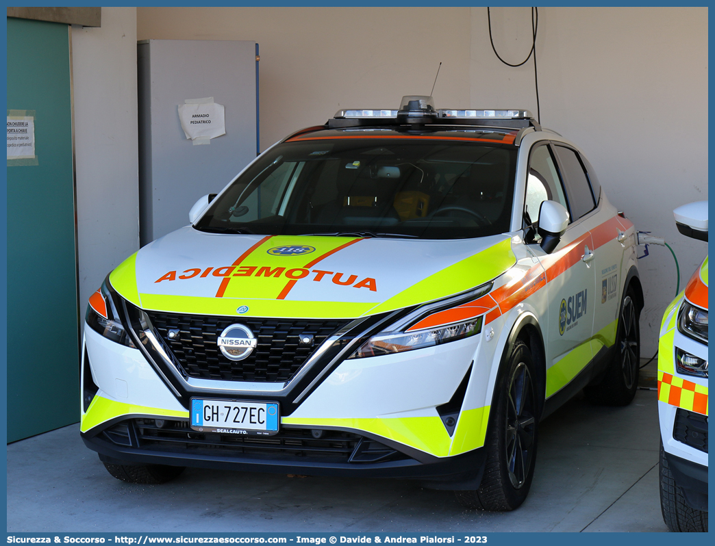 Automedica BRAVOMIKE 2
SUEM 118 Bassano Asiago
Azienda ULSS 7 - Pedemontana
Nissan Qashqai III serie
Allestitore Ambitalia S.p.A.
Parole chiave: 118;SUEM;S.U.E.M.;Bassano;Asiago;Vicenza;Automedica;Nissan;Qashqai;Ambitalia