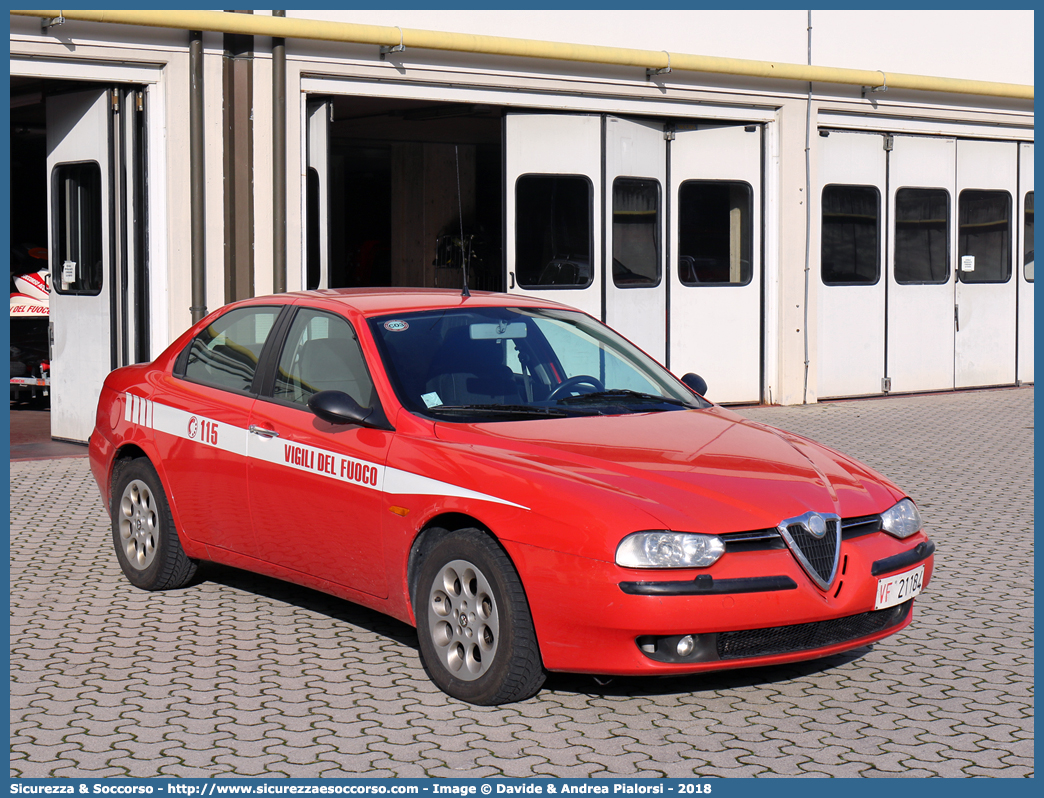 VF 21184
Corpo Nazionale Vigili del Fuoco
Alfa Romeo 156 I serie
(variante)
Parole chiave: VVF;V.V.F.;Corpo;Nazionale;Vigili;del;Fuoco;Alfa;Romeo;156