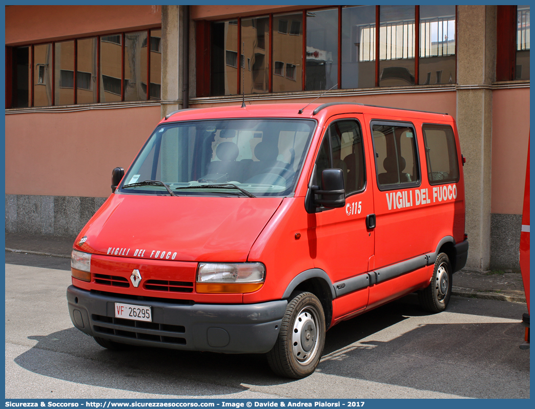 VF 26295
Corpo Nazionale Vigili del Fuoco
Renault Master II serie
Parole chiave: VVF;V.V.F.;Corpo;Nazionale;Vigili;del;Fuoco;Renault;Master