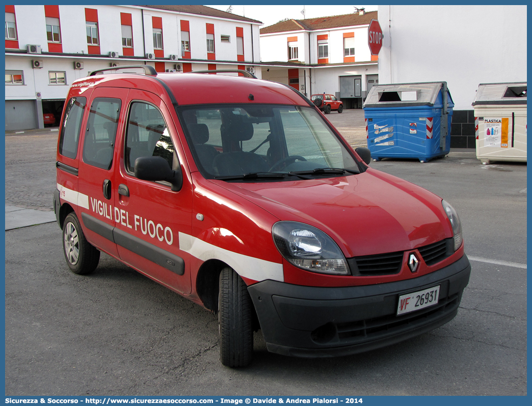 VF 26931
Corpo Nazionale Vigili del Fuoco
Renault Kangoo II serie
Parole chiave: VF;V.F.;VVF;V.V.F.;Corpo;Nazionale;Vigili del Fuoco;Renault;Kangoo