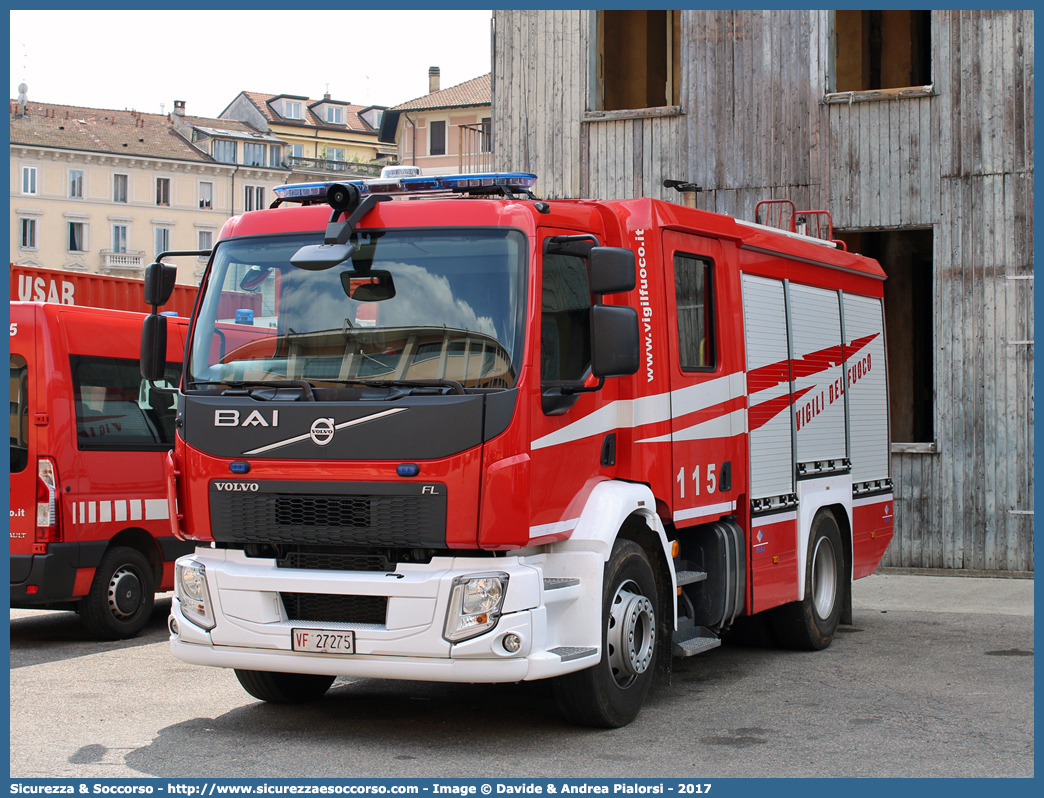 VF 27275
Corpo Nazionale Vigili del Fuoco
Volvo FL280 IV serie
Allestitore BAI S.r.l.
Parole chiave: VF;V.F.;VVF;V.V.F.;Corpo;Nazionale;Vigili del Fuoco;Vigili;Fuoco;APS;A.P.S.;AutoPompaSerbatoio;AutoPompa;Volvo;FL;280;FL280;BAI