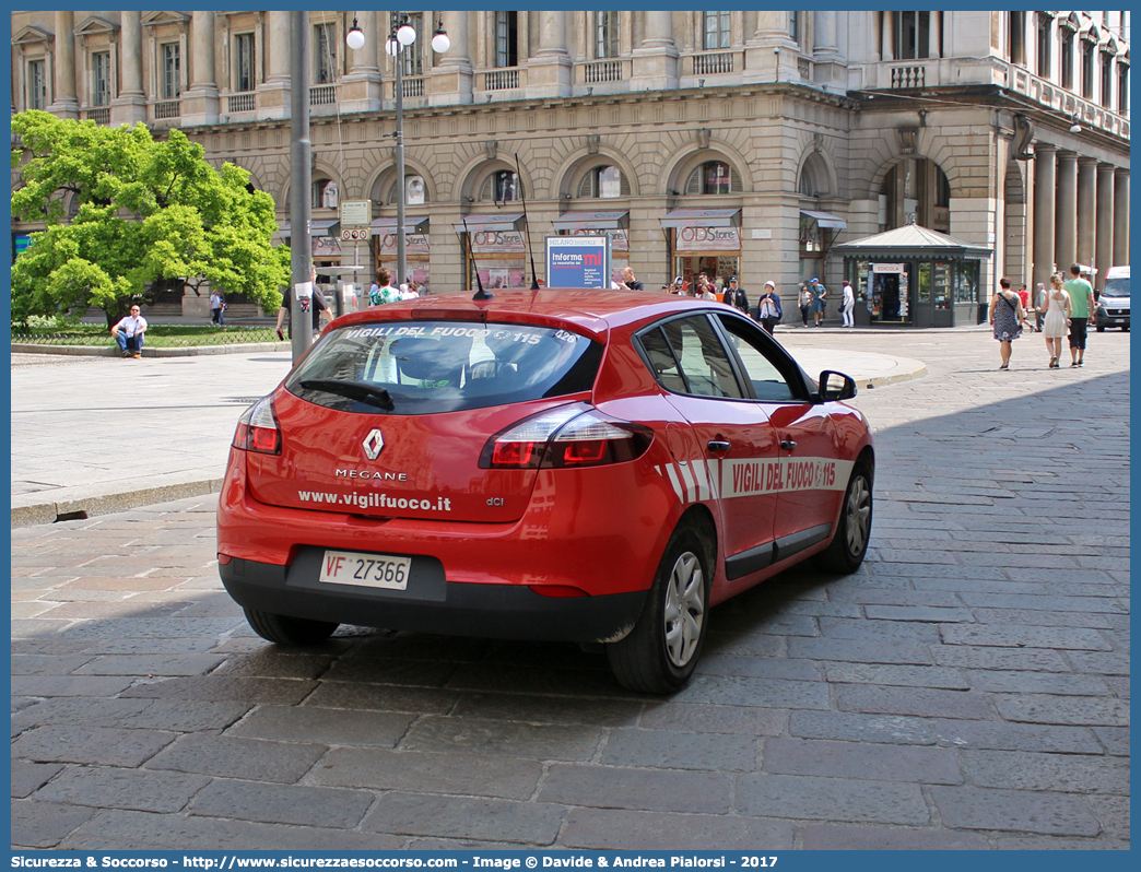 VF 27366
Corpo Nazionale Vigili del Fuoco
Renault Megane V serie
Allestitore Focaccia Group S.r.l.
Parole chiave: VVF;V.V.F.;Corpo;Nazionale;Vigili;del;Fuoco;Renault;Megane;Focaccia