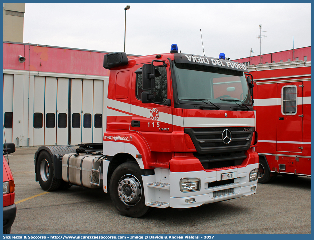 VF 27413
Corpo Nazionale Vigili del Fuoco
Mercedes Benz Axor 1840
Parole chiave: VF;V.F.;VVF;V.V.F.;Corpo;Nazionale;Vigili del Fuoco;Mercedes;Benz;Axor;1840